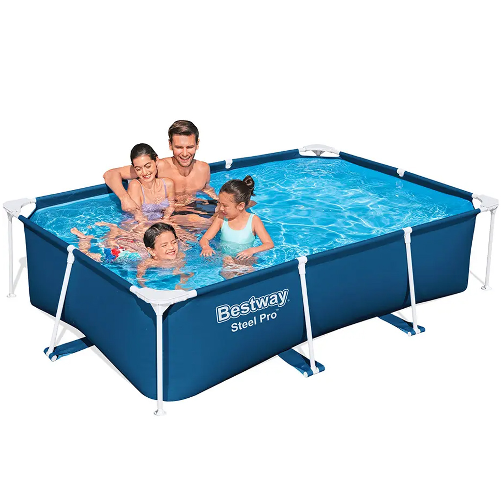 Bestway: Steel Pro Metallrahmen-Pool 259x170x61 cm kép 2