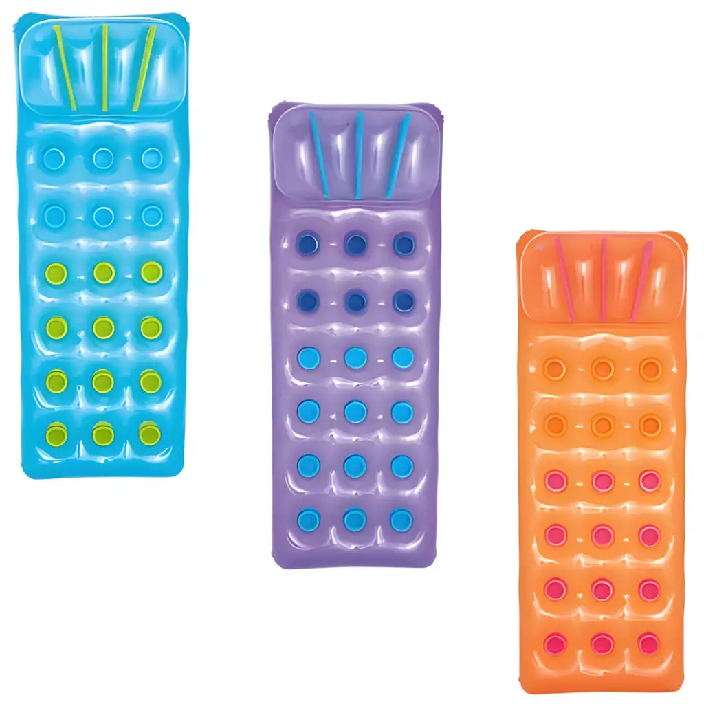 Bestway: Summer Colors bunte Luftmatratze mit Becherhalter in verschiedenen Ausführungen 188x71cm