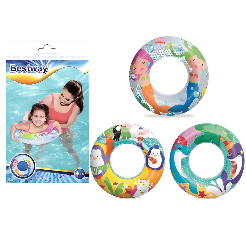 Bestway: Wasserwelt Schwimmring in verschiedenen Ausführungen 51cm 1 Stück
