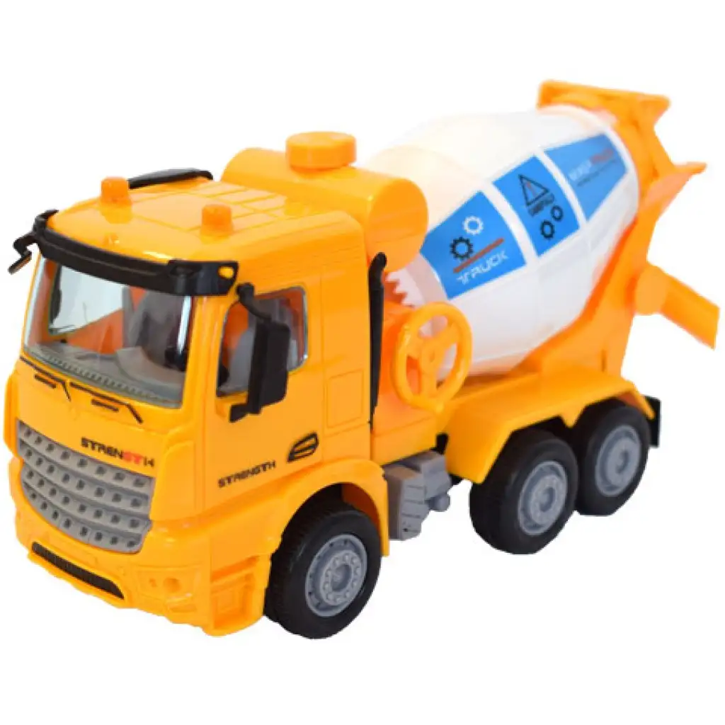 Betonmischer-LKW in Gelb, 17 cm kép 2
