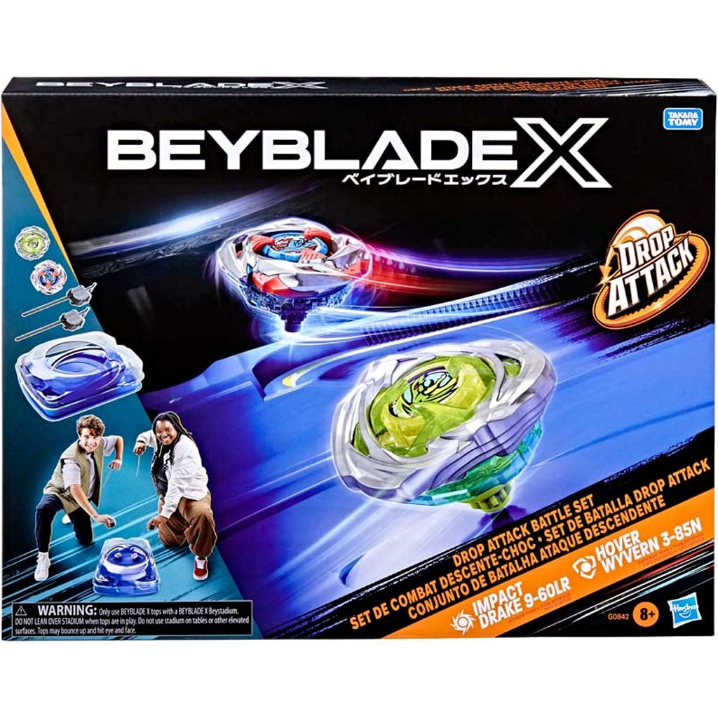 Beyblade X Drop Attack Battle Arena Spielset mit 2 Kreisel - Hasbro