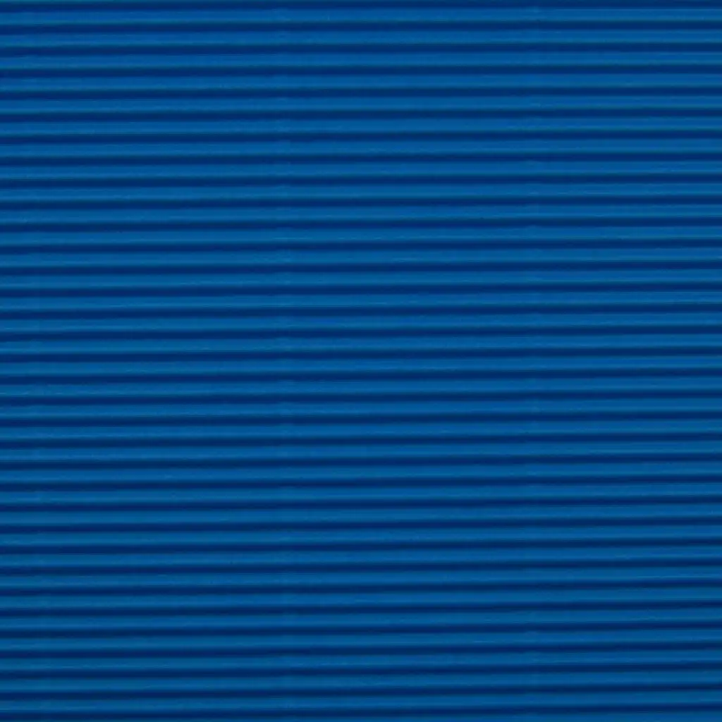 Blauer 3D-Dekor-Wellkarton B2 50x70cm 1 Stück