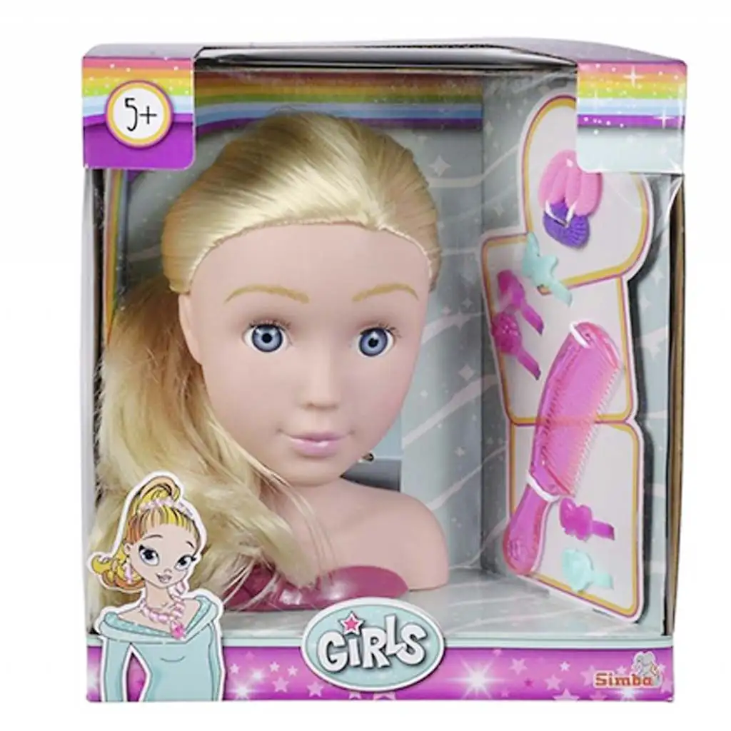 Blonder frisierbarer Puppenkopf mit Zubehör - Simba Toys