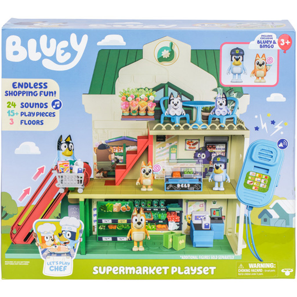 Bluey: Supermarkt-Spielset