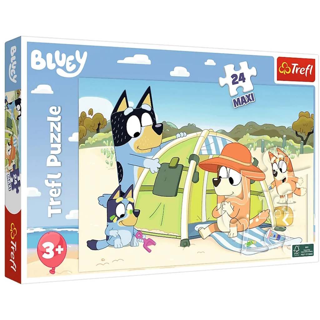 Blueys wundervoller Tag 24-teiliges Maxi-Puzzle – Trefl