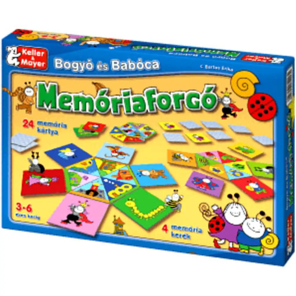 Bogyó und Babóca Memo-Drehspiel társasjáték