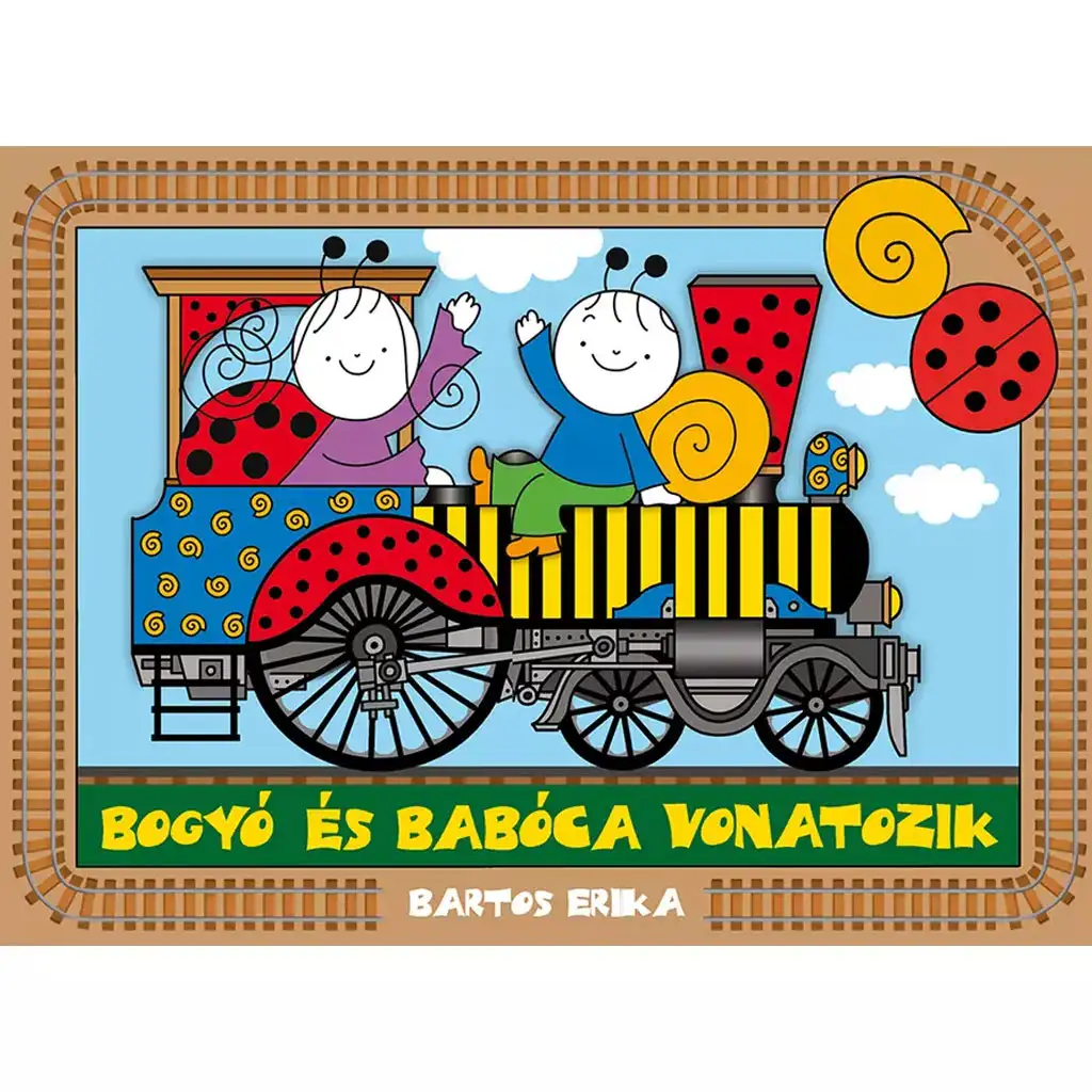 Bogyó und Babóca fahren mit dem Zug - Bilderbuch - Pagony kép 1