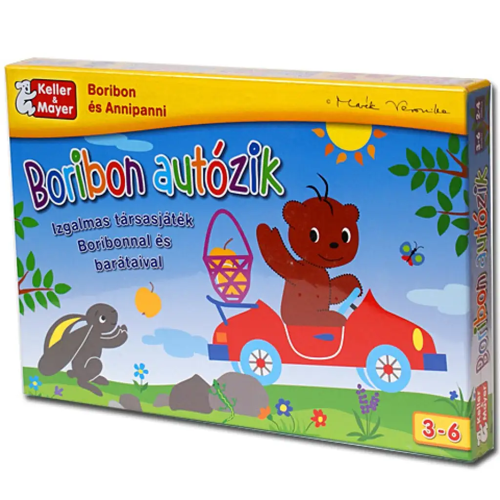 Boribon fährt Auto Gesellschaftsspiel