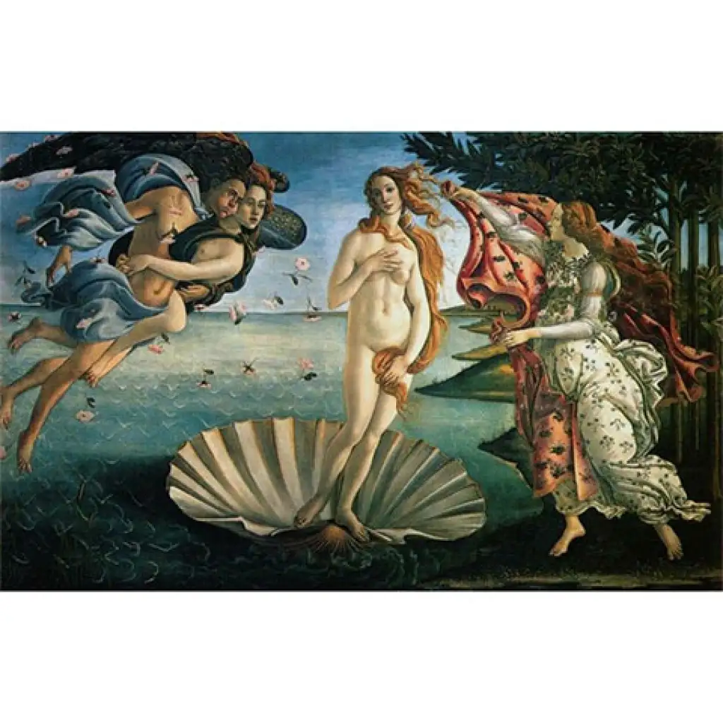 Botticelli: Die Geburt der Venus Museum HQC Puzzle 2000 Teile - Clementoni kép 2