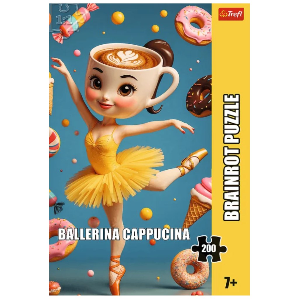 Brainrot: Ballerina Capuccina 200-teiliges Puzzle