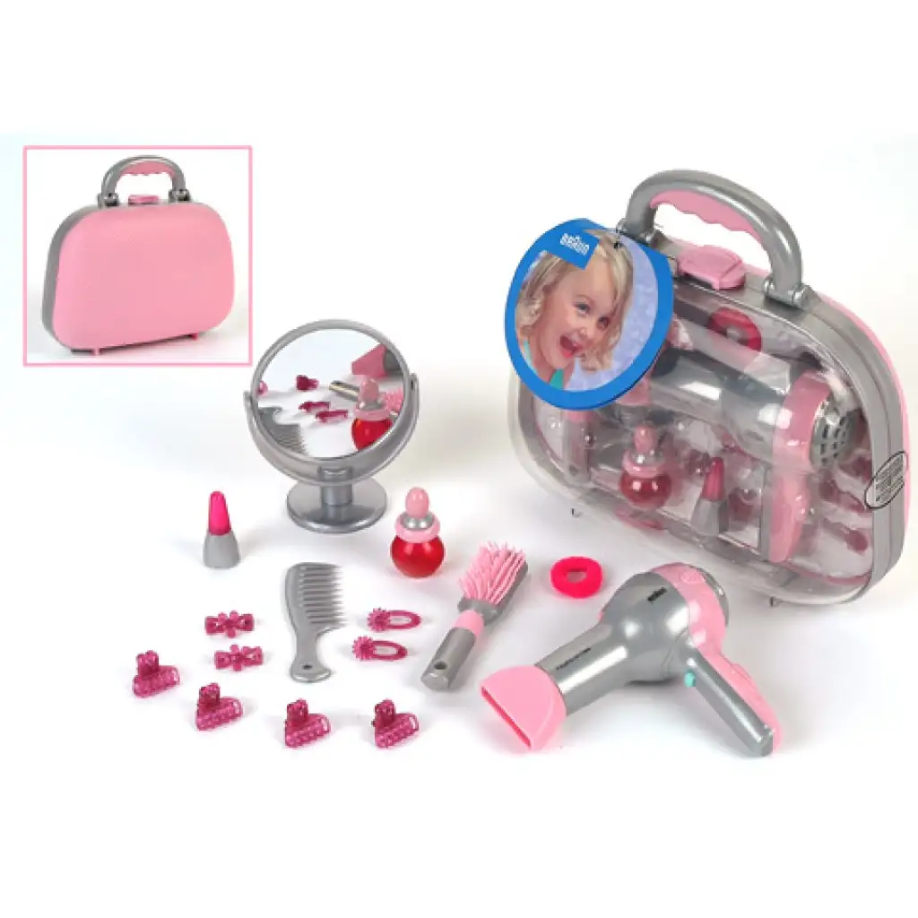 Braun Spielzeug Haartrockner Set - Klein Toys kép 1