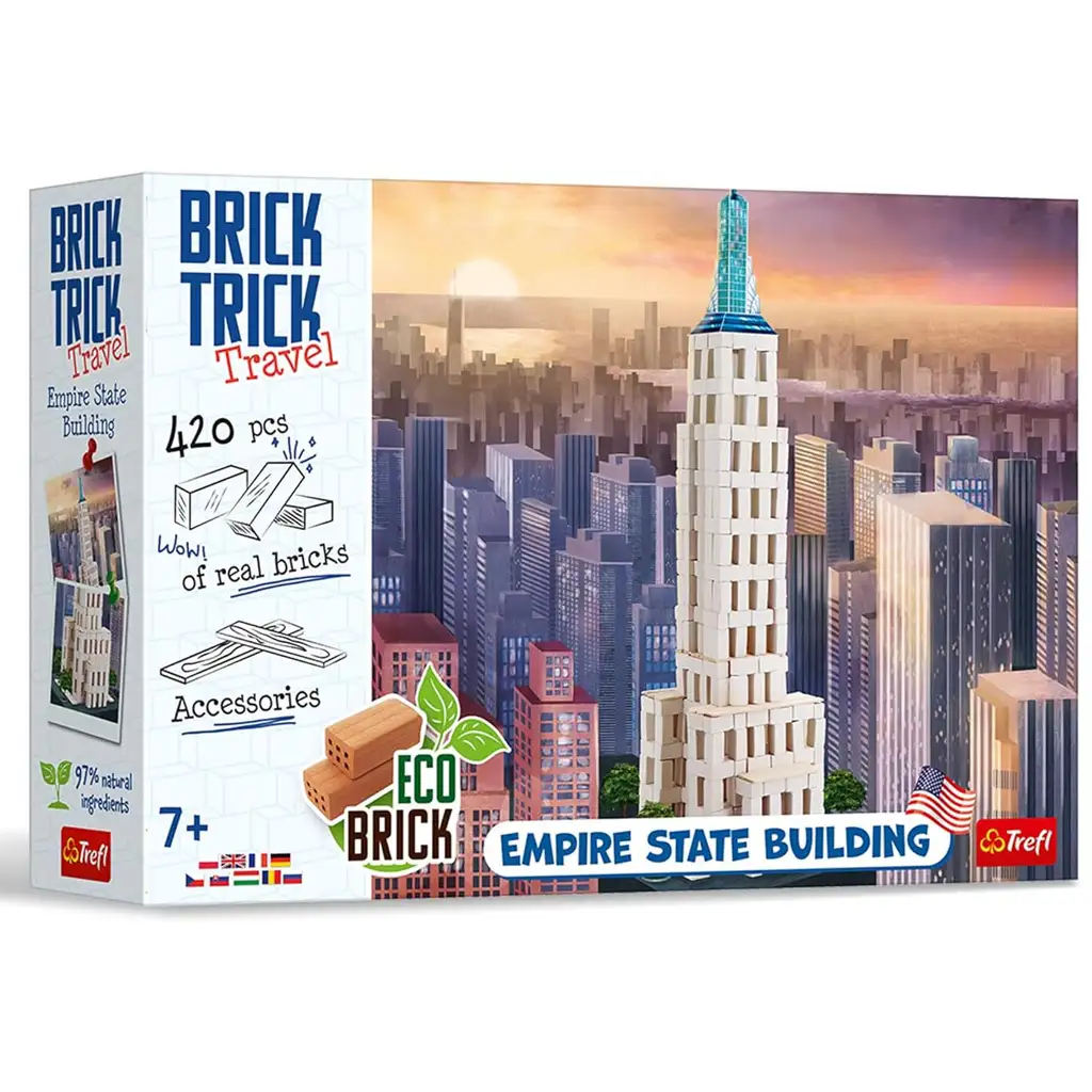Brick Trick Bauen mit Ziegeln: Empire State Building XL Bauset - Trefl