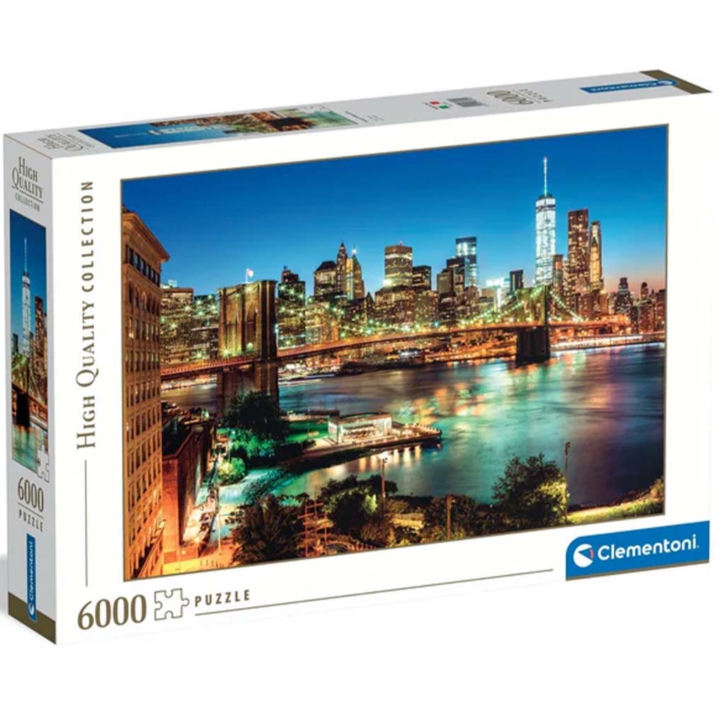 Brooklyn Bridge Lichter HQC Puzzle 6000 Teile - Clementoni kép 1