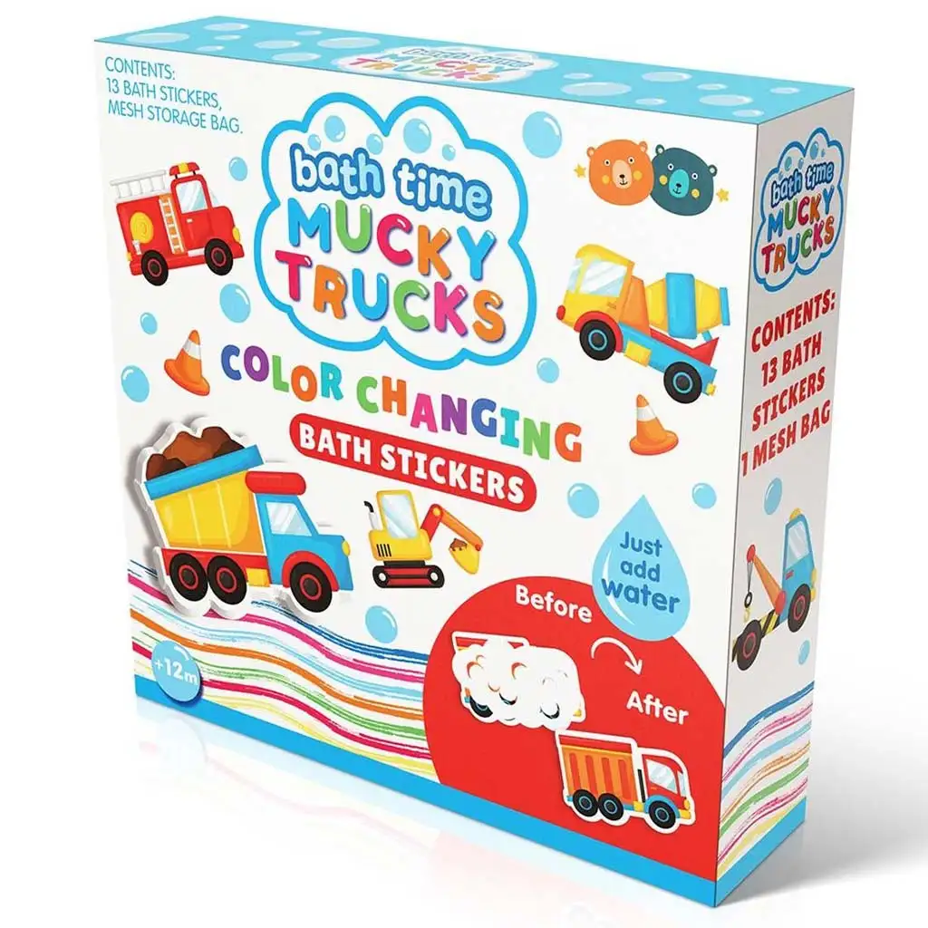 Buddy&Barney: Farbwechsel-Set zum Aufkleben auf Fliesen - Arbeitsmaschinen