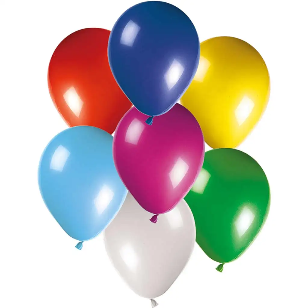 Bunte Latex-Partyballons – 100er-Set