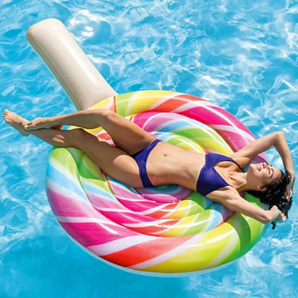 Bunte Lutscher aufblasbare Matratze 208x135cm - Intex kép 2