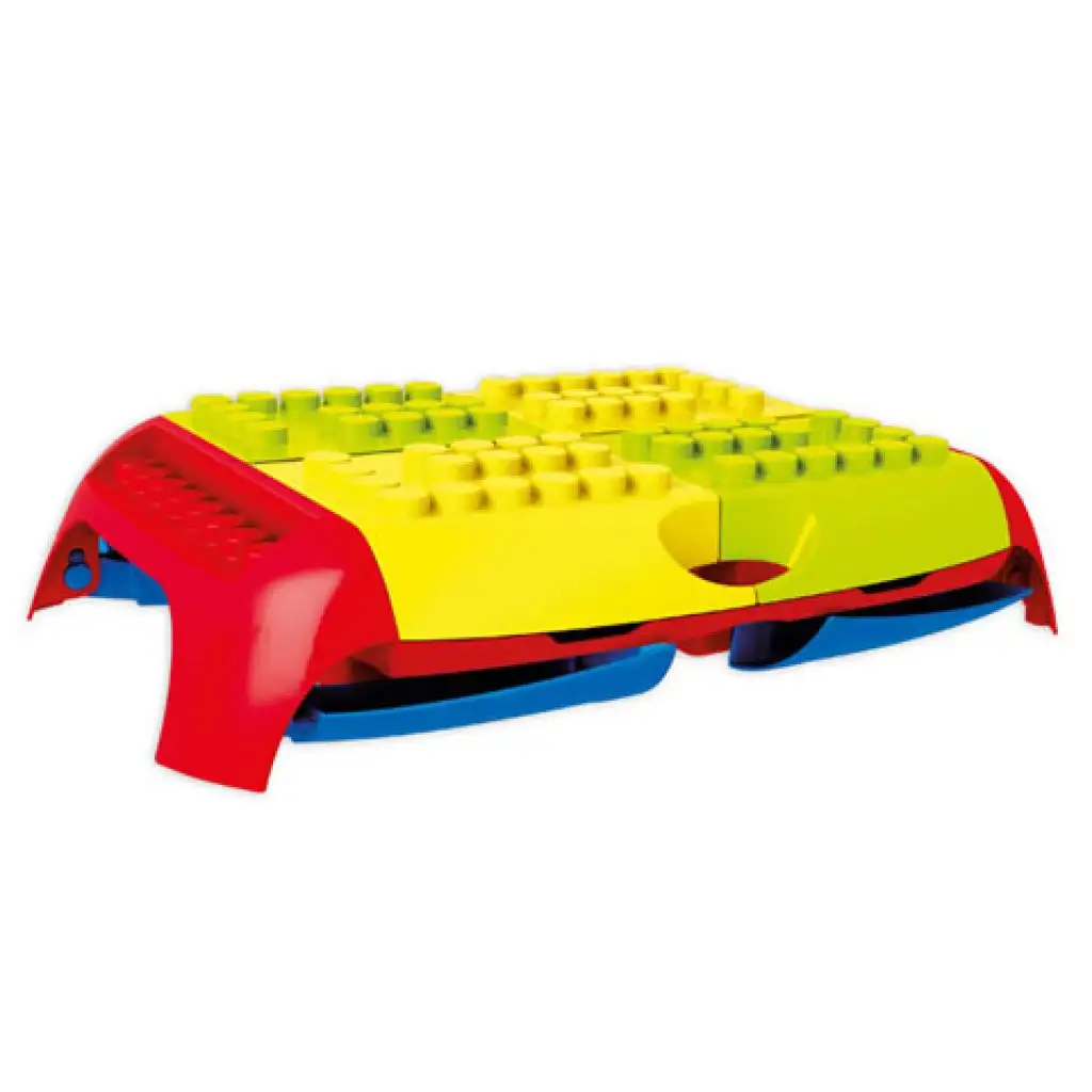 Bunter Baustein-Set mit tragbarem Tisch kép 2