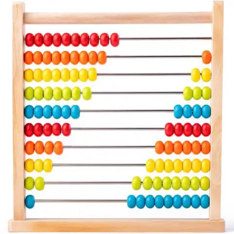 Bunter Holz-Abakus - Woodyland