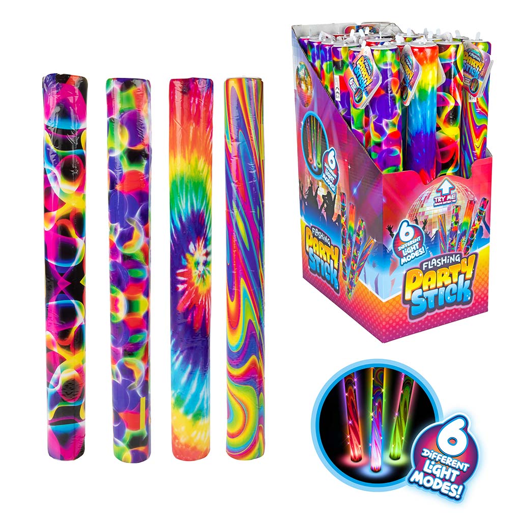 Bunter Leuchtstab mit mehreren Leuchtmodi