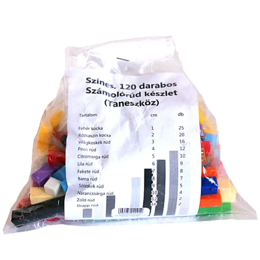Buntes Rechenset mit 120 Stück kép 1