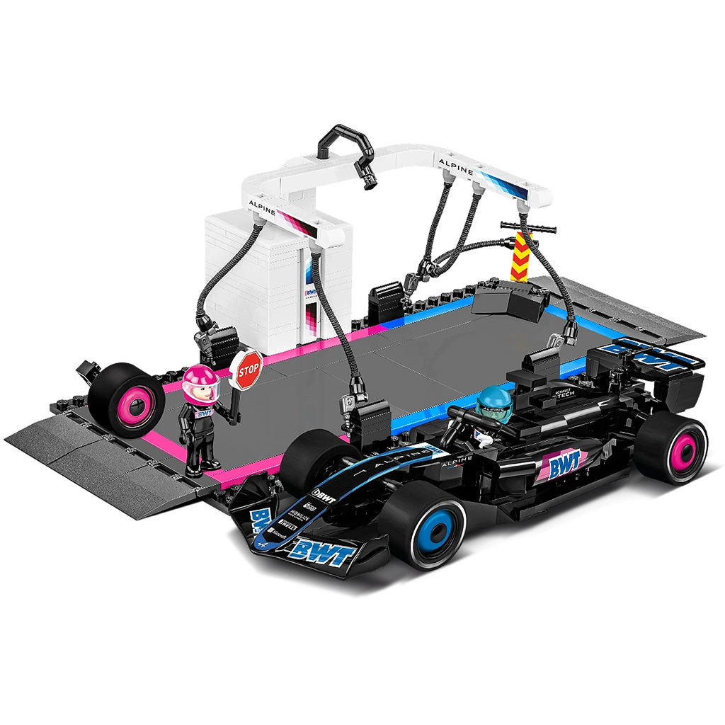 COBI: BWT Alpine F1 Boxengassen-Rennauto Bauset (1685) kép 3