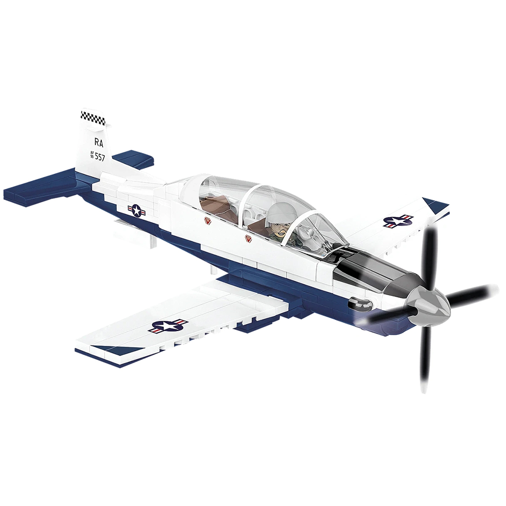 COBI: Beechcraft T-6 Texan II blau-weißer Baukasten (26624) kép 4
