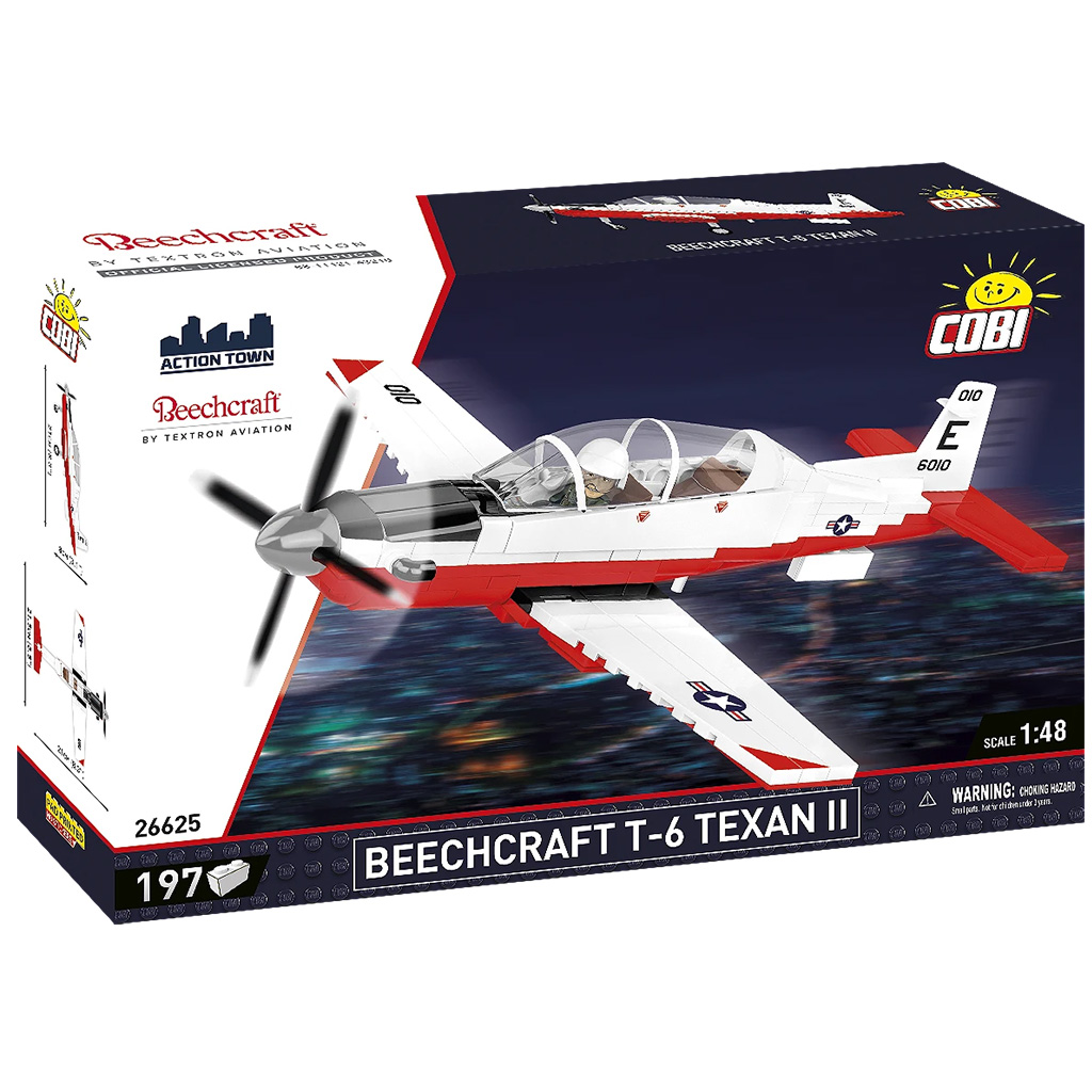 COBI: Beechcraft T-6 Texan II rot-weiß Bauset (26625)