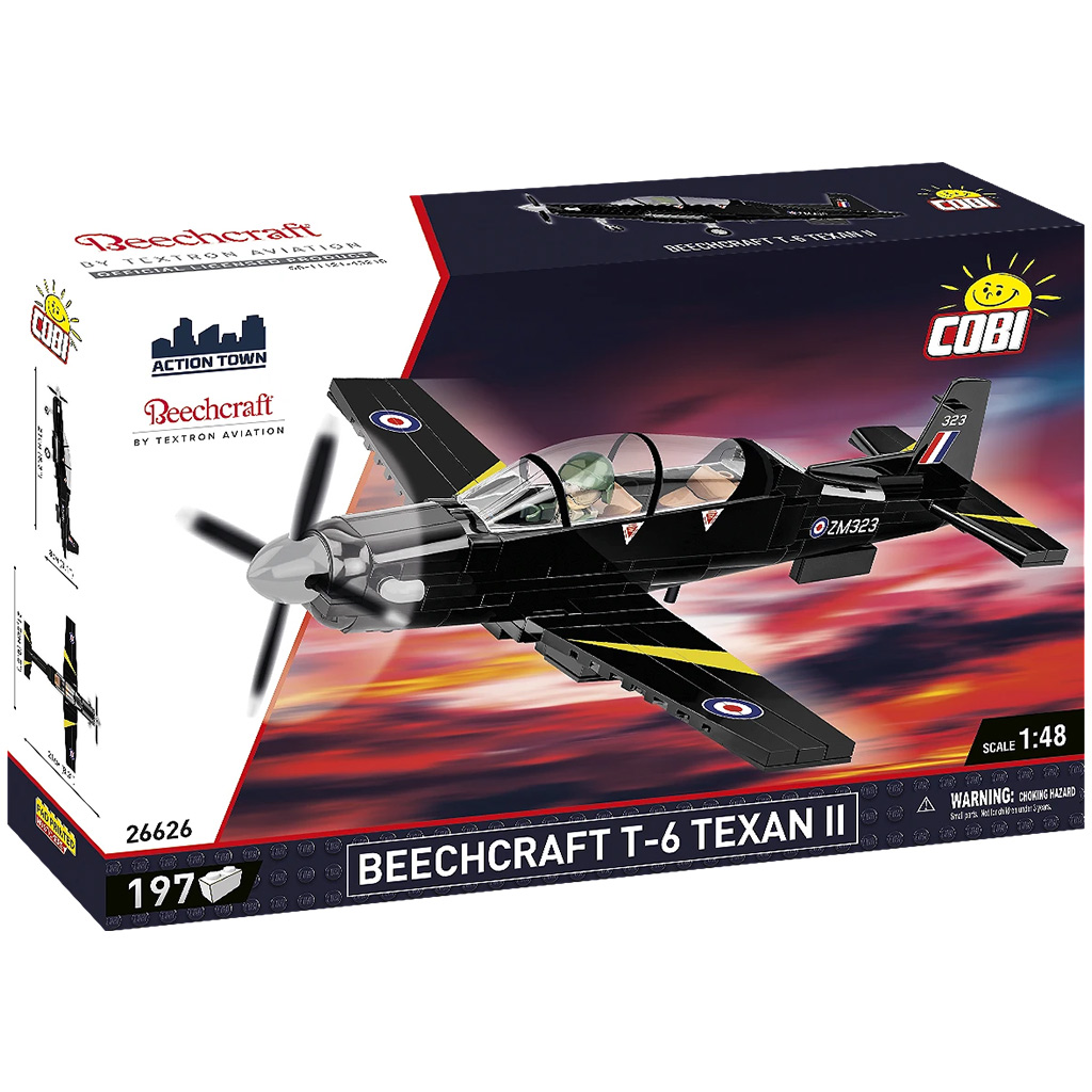 COBI: Beechcraft T-6 Texan II schwarzes Bauset (26626)