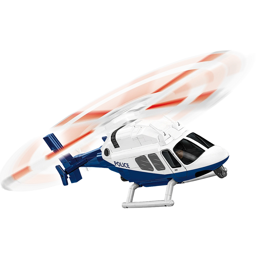 COBI: Bell 429 Polizei-Hubschrauber Bausatz (26630) kép 2