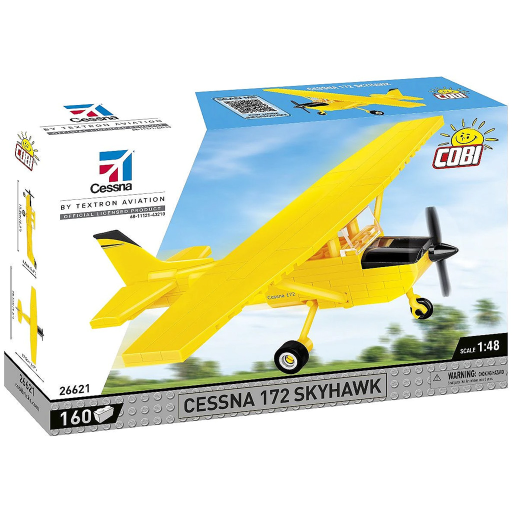 COBI: Cessna 172 Skyhawk gelbes Bauset (26621)