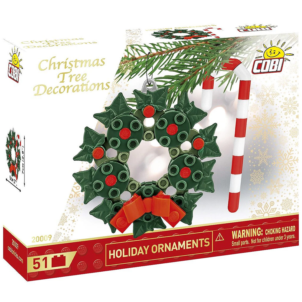 COBI: Festlicher Kranz Weihnachtsbaum-Schmuck Bauset (20009)