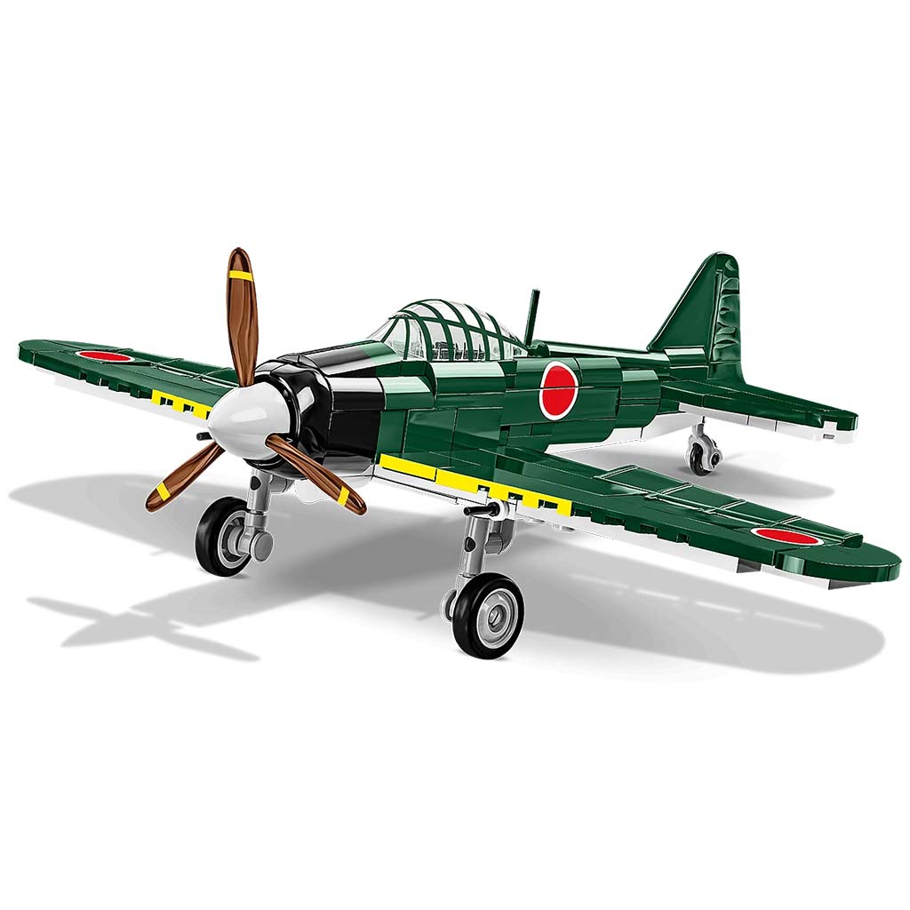 COBI: Mitsubishi A6M2 „Zero” Jagdflugzeug Bauset (5861) kép 2