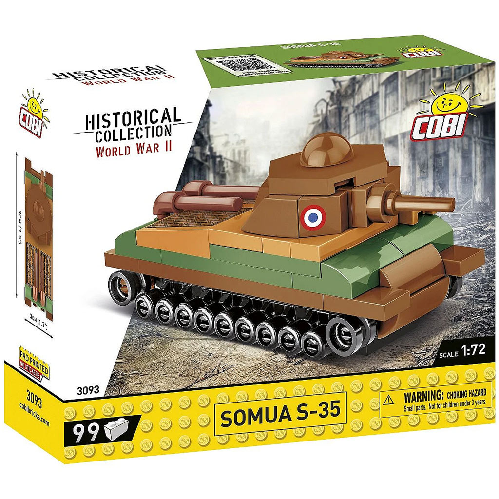COBI: Somua S-35 französischer Panzer-Bausatz (3093)