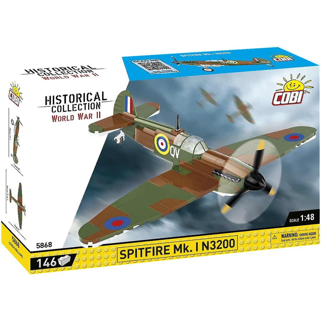 COBI: Spitfire Mk I N3200 Imperial War Museum Duxford Flugzeug-Bauset (5868)