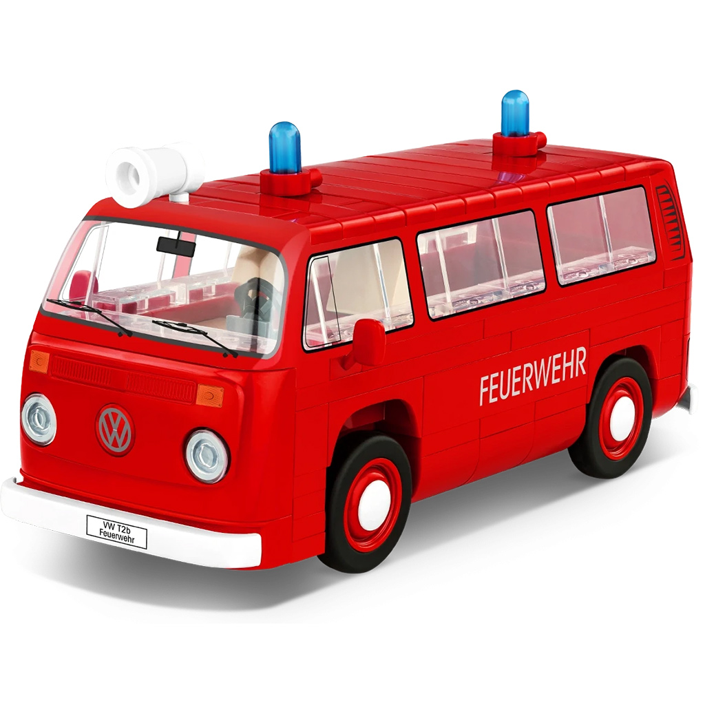 COBI: Volkswagen T2b Feuerwehr-Bausatz (24622) kép 3