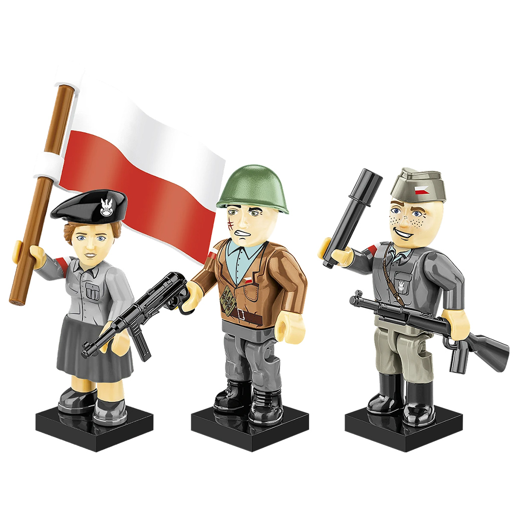 COBI: WWII Warschauer Aufstand Figuren-Set (2057) kép 2