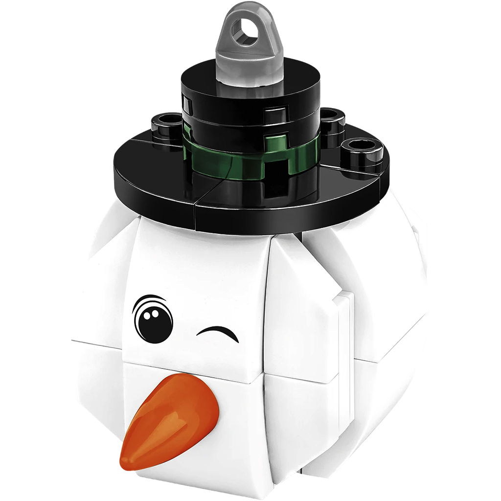 COBI: Weihnachtsbaumdekoration Schneemann-Bausatz (20012) kép 3