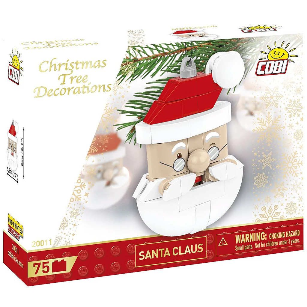 COBI: Weihnachtsbaumschmuck Weihnachtsmann-Bauspielzeug (20011)