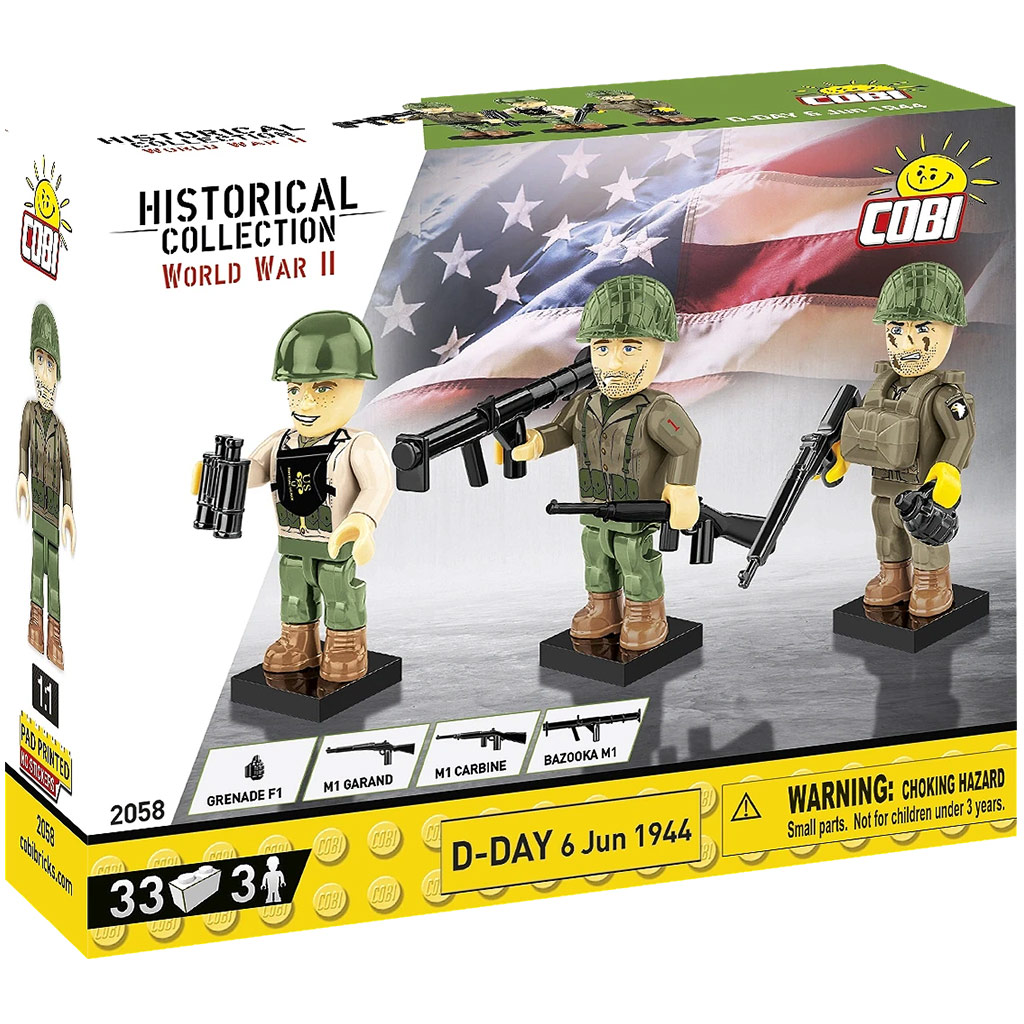 COBI: Zwei Weltkrieg D-Day 6. Juni 1944 Figuren-Set (2058)