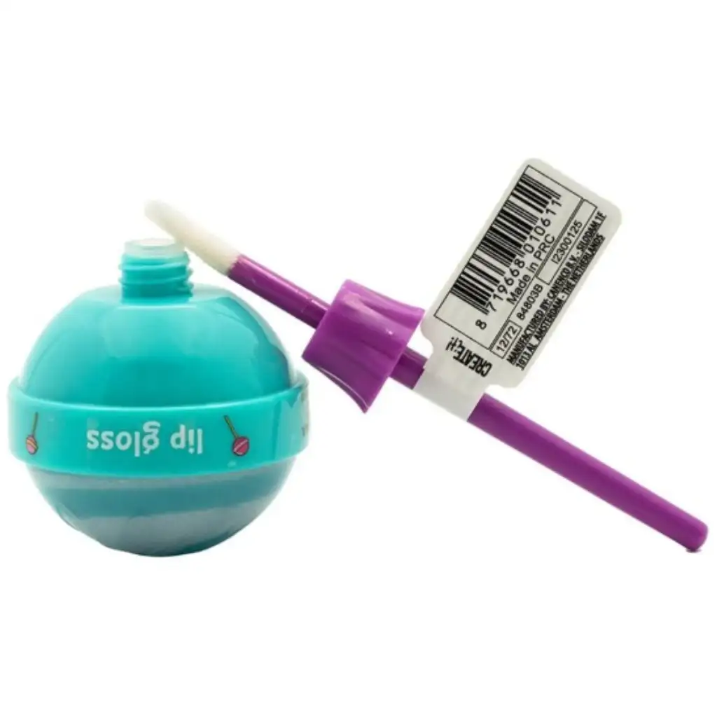 Canenco: Create It! Candy Lipgloss in einem lutscherförmigen Behälter - türkis kép 2