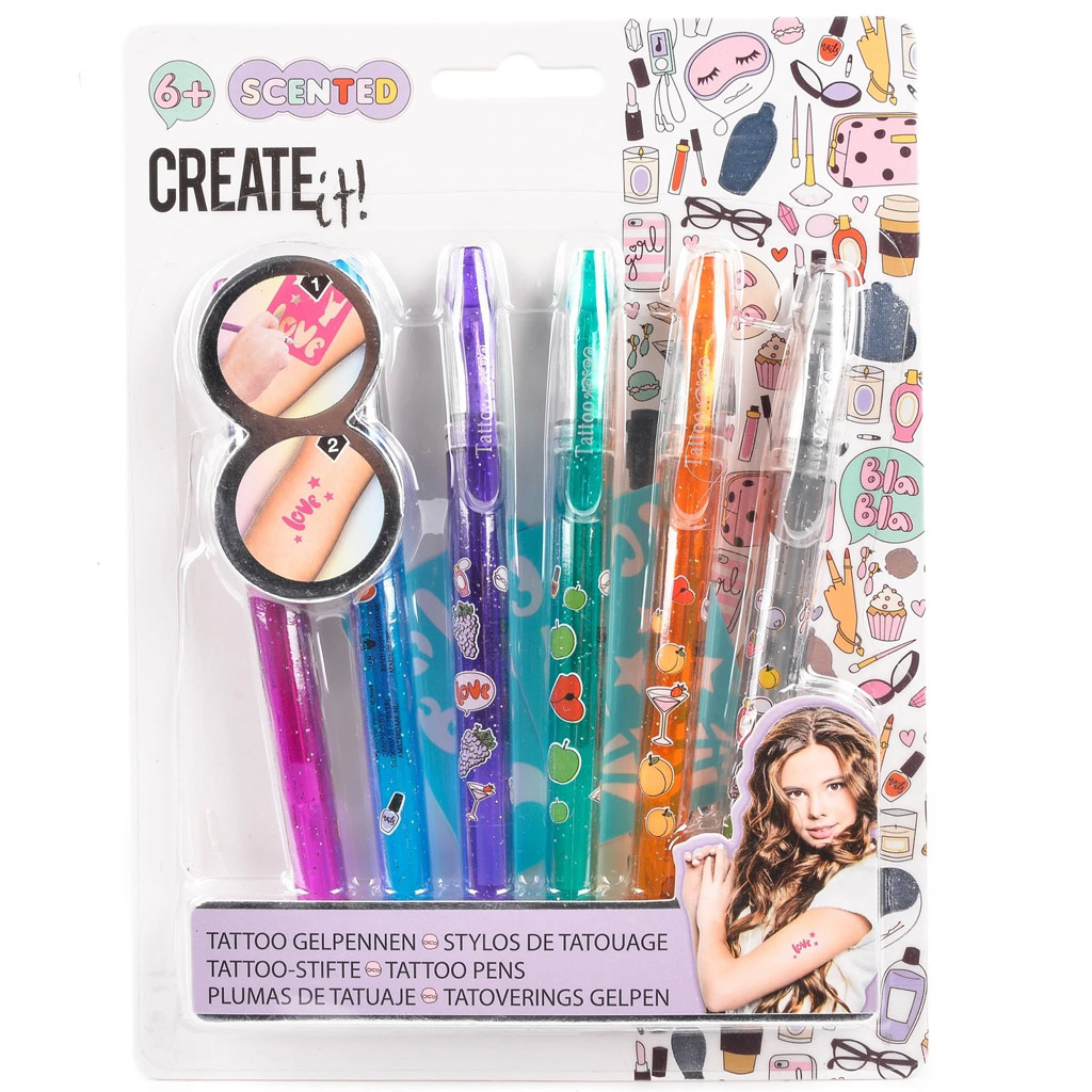 Canenco: Create It! Duftendes Tattoo-Gelstift-Set