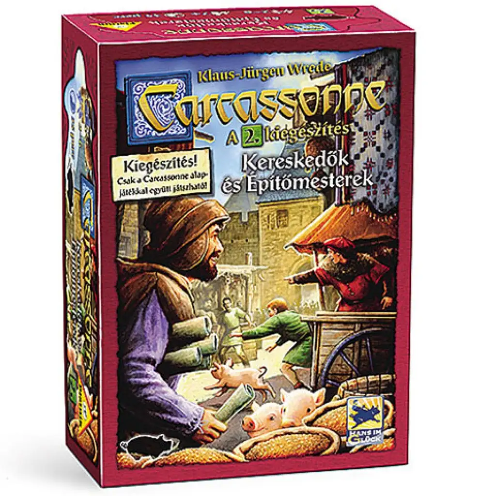 Carcassone: Händler und Baumeister Gesellschaftsspiel Erweiterung - Piatnik