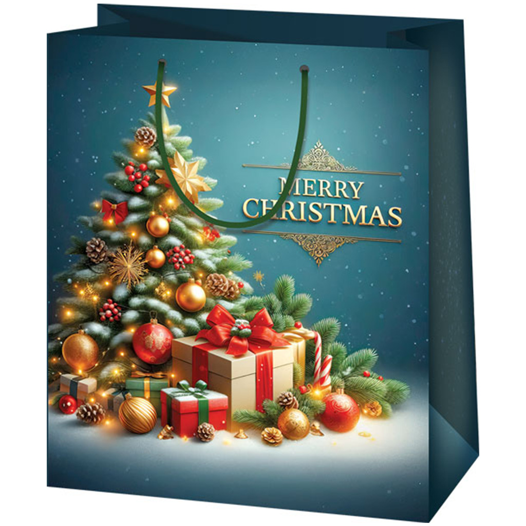 Cardex: Weihnachtlicher Glanz mittelgroße Geschenktasche 17x10x23 cm