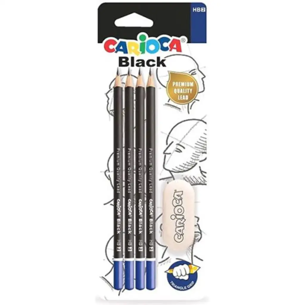 Carioca: Premium Graphit-Bleistift-Set 5-teilig