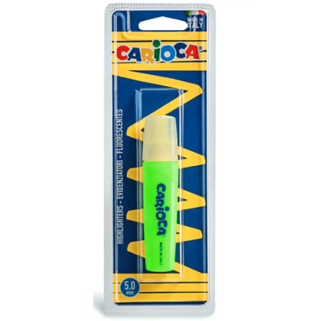 Carioca: Textmarker in Neon-Grün