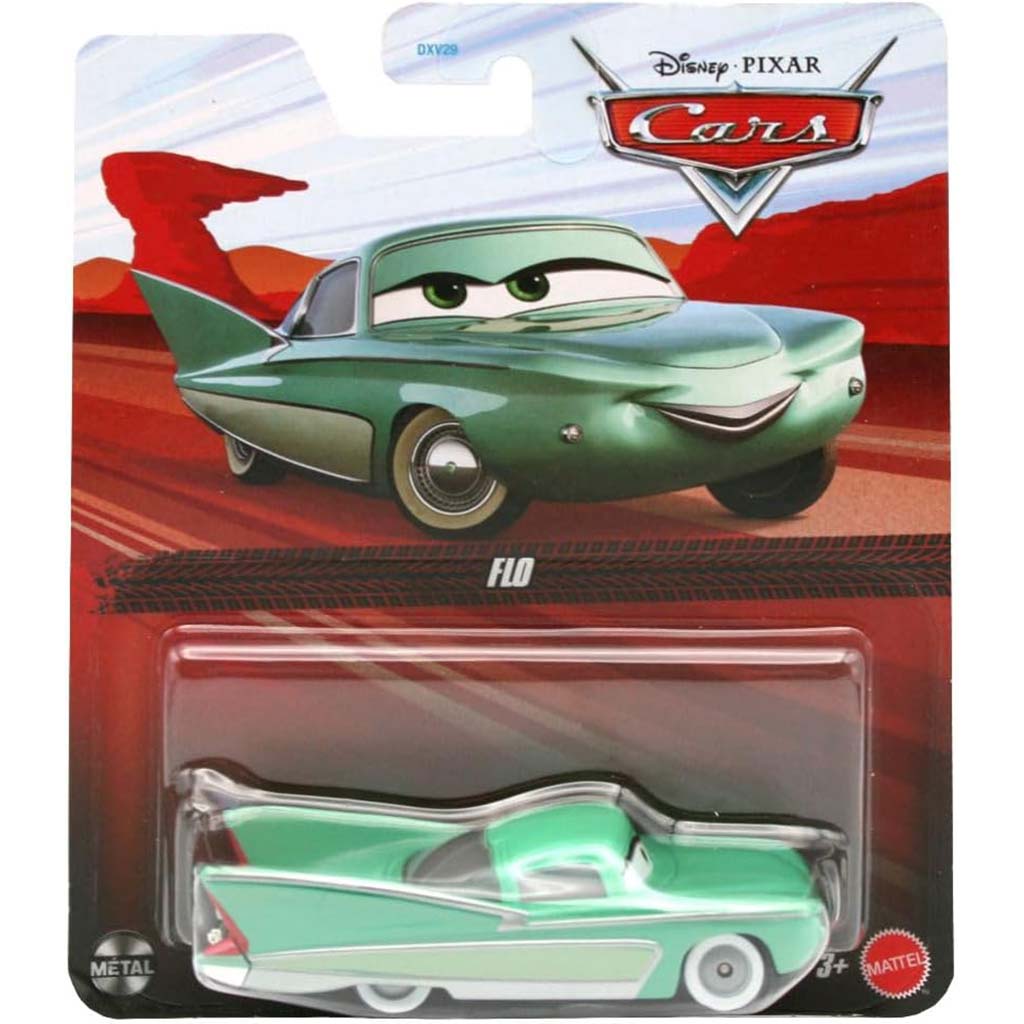 Cars 3: Flo Figur kleines grünes Auto 1/55 – Mattel