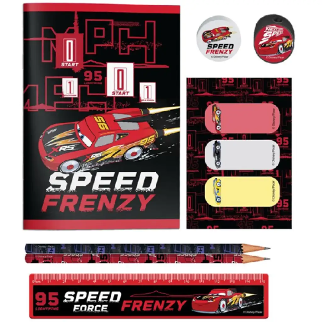 Cars Schreibwarenset in PVC-Tasche kép 2