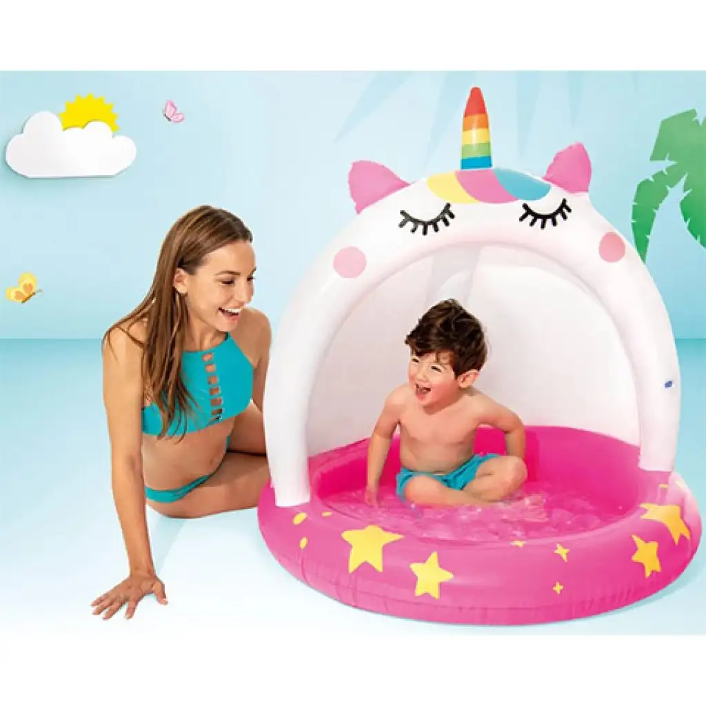 Caticorn aufblasbares Babybecken - Intex kép 2