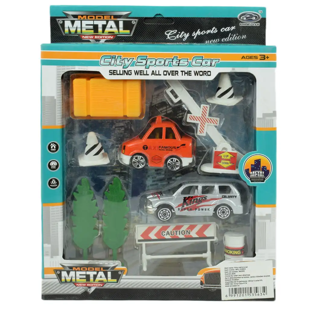 City Cars: Stadtfahrzeug-Set mit Zubehör in verschiedenen Ausführungen 1 Stk. kép 8