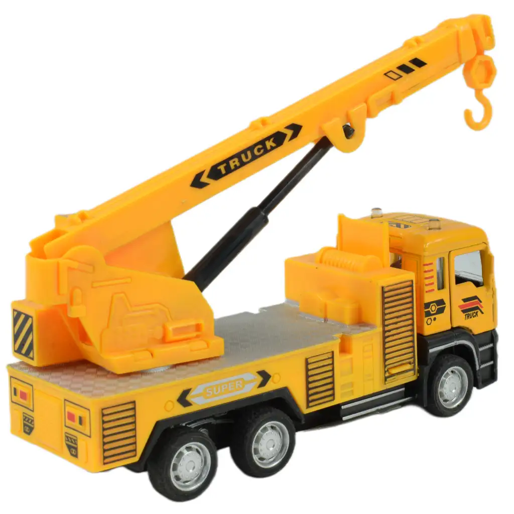 City Truck: Rückziehbetonmischer oder Kranwagen 14cm kép 5